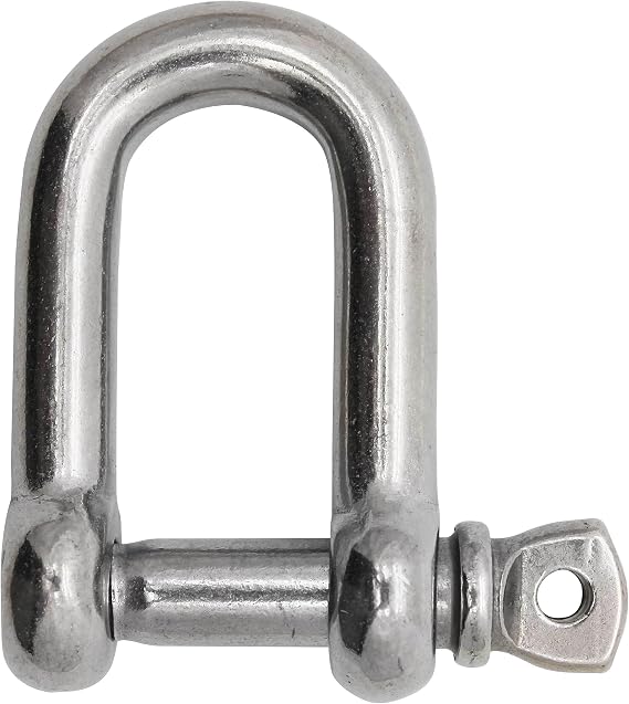 Extreme Max 3006.8237 BoatTector Stainless Steel D Shackle - 1/4"