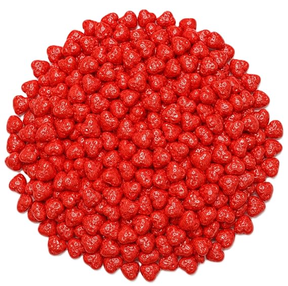Red Hot Cinnamon Heart Candy 1.5 lbs Bold Spicy Flavor Crunchy Sweet Fiery