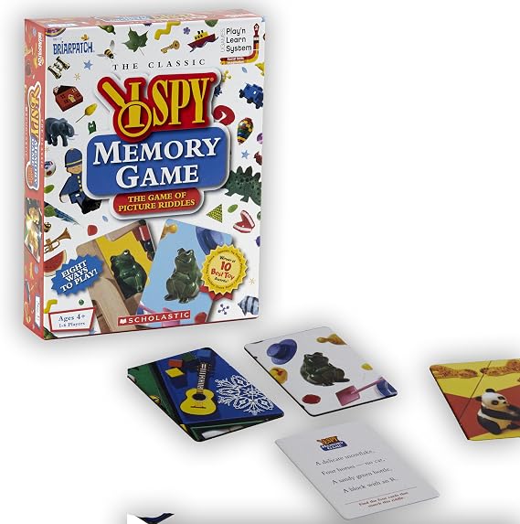 Briarpatch, I SPY Memory Game, Based On Search and Find Books, Preschool Learning For Kids