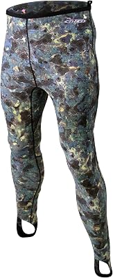 Tilos Camouflage 5.5oz Spearfishing UPF 50 Rash Guard Pants