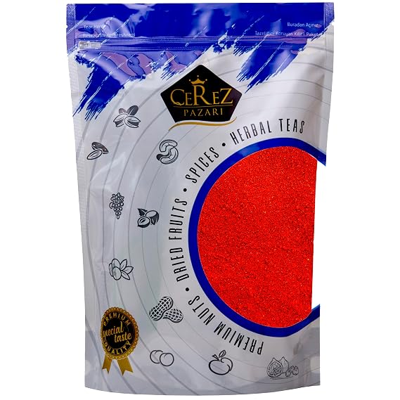 Cerez Pazari Ground Cayenne Pepper Powder 3.5lbs, Red Pepper Powder,%100 Natural, Freshly Packed, Gluten Free, Bulk Package
