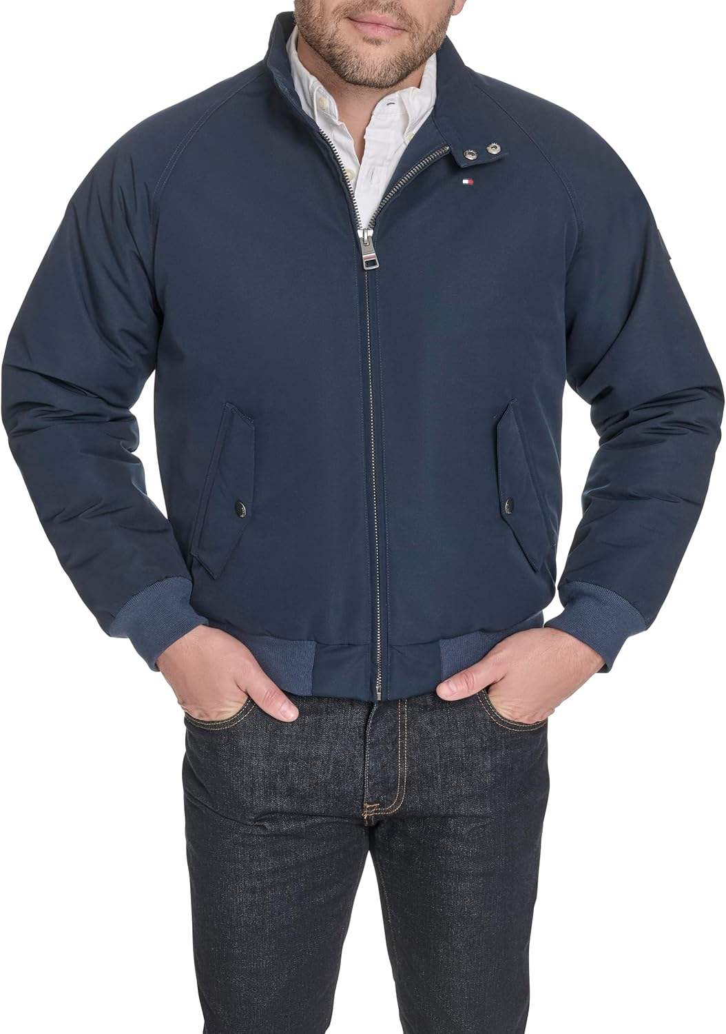 Tommy Hilfiger Men's Men's Highland Cloth Modern Bomber Jacket