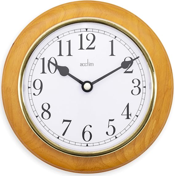 Acctim 24170 Maine Wall Clock, Cherry
