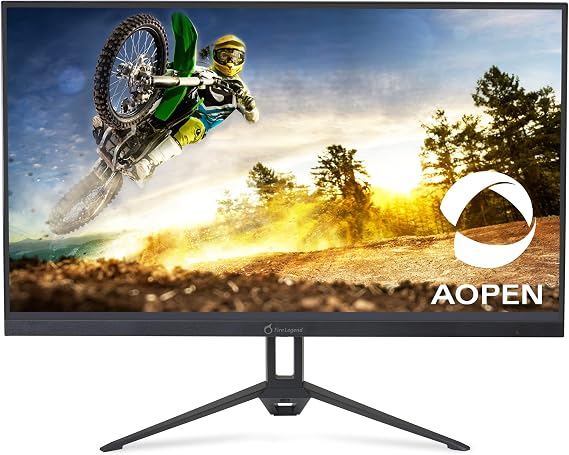 AOPEN by Acer 24KG3Y Hbi 23.8 Full HD (1920 x 1080) Ultra-Thin Gaming and Work Monitor with AMD FreeSync Technology | Up to 100Hz Refresh | 1ms TVR | VESA Mount | Tilt Adjustable | HDMI & VGA Ports