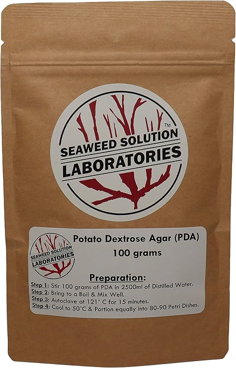 Potato Dextrose Agar (PDA) Dehydrated, 100 Grams