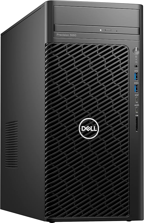 Dell Precision 3000 3660 Workstation - Intel Core i7 Dodeca-core (12 Core) i7-12700 12th Gen 2.10 GHz - 16 GB DDR5 SDRAM RAM - 512 GB SSD - Tower - Black