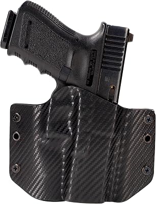 Outlaw Holsters Black Carbon Fiber OWB Holster Right-Hand, Kel-Tec P17