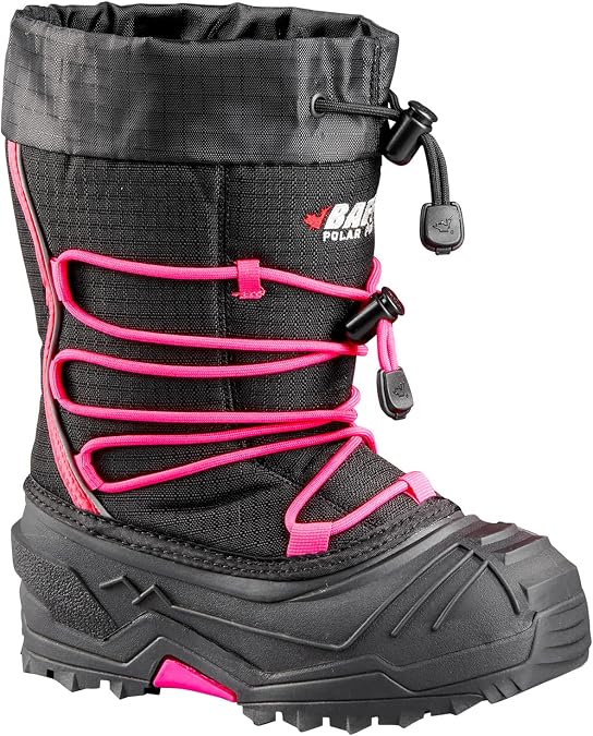 Baffin Kids' Junior YOUNG SNOGOOSE Insulated Waterproof Flexible Comfort-Fit Multi-Layer Tall Snow Boots w/Polar Rubber Base