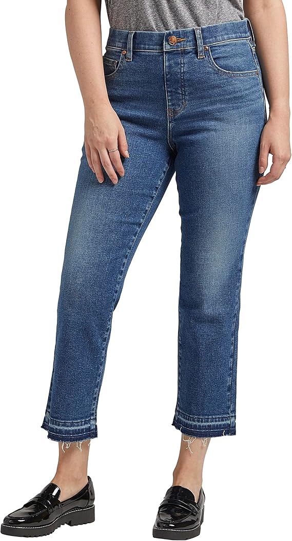 JAG Jeans Women's Valentina High Rise Straight Leg Pull-on Jeans
