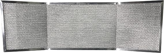 Range Hood Grease Filter 368815 Replacement 1-Pack | Thermador compatible 368815 grease filter 1-pack. 9.5" x 30" x 0.38" with 8" wings. Washable thick aluminum mesh pad.