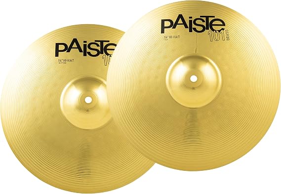 Paiste 14 inch 101 Brass Hi-hat Cymbals