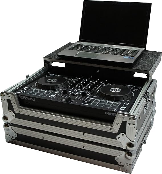 Harmony Audio HCDJ202LT Flight Glided Laptop Stand Dj Custom Case Compatible with Roland DJ-202 New