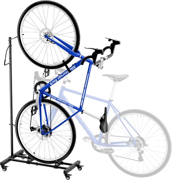 Sttoraboks Vertical Bike Stand with Wheels, Indoor Bike Storage Rack