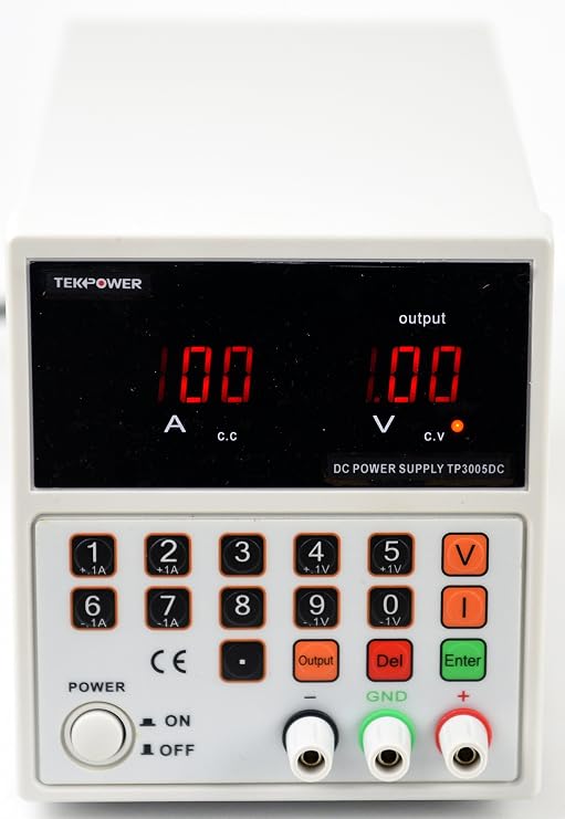 Tekpower TP3005DC, DC Power Supply 30V 5A,Computer Controlled With Direct Input Set Up,Surge Protection,Higher Precision & Lower Ripple 110V or 220V Input, AC Power Cord Included, Like TP3005D,HY3005D