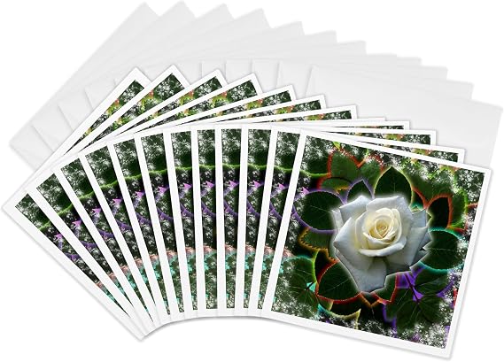 Greeting Cards - Rainbows and Roses - 12 Pack - Jr