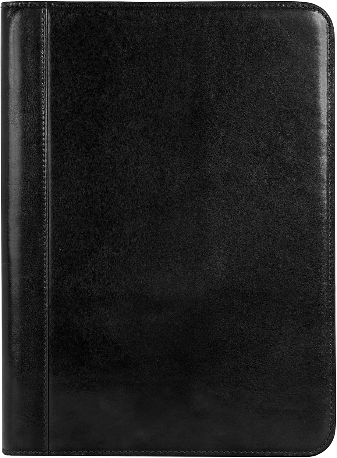 Leather Portfolio Folder A4 Document Case Business Padfolio Organizer Folio - Time Resistance