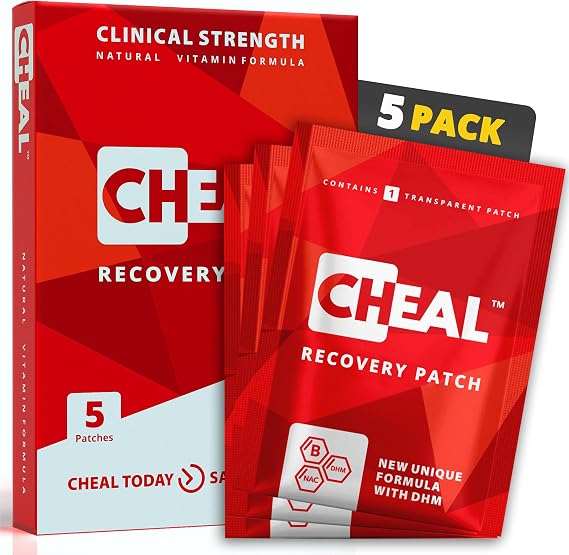 Party Recovery Patch 5 Pack - Natural Replenishing Formula for Better Mornings | Before Drinking Use
