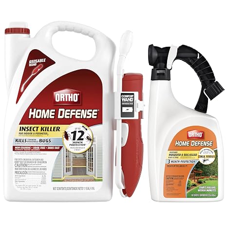 Ortho Home Defense Bug Killer Bundle, Kill Mosquitoes, Ants, Roaches | Includes Ortho Home Defense Backyard Mosquito & Bug Killer Ready-to-Spray and Insect Killer for Indoor & Perimeter2
