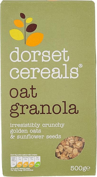Dorset Cereals Simply Oat Granola, Breakfast, Vegetarian, 500 g