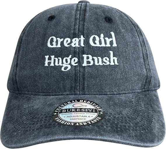 Funny Vintage Embroidered Low Profile Baseball Cap for Men and Women