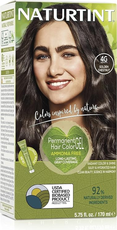 Naturtint, Hair Color Permanent Golden Chestnut 4G, 5.6 Fl Oz