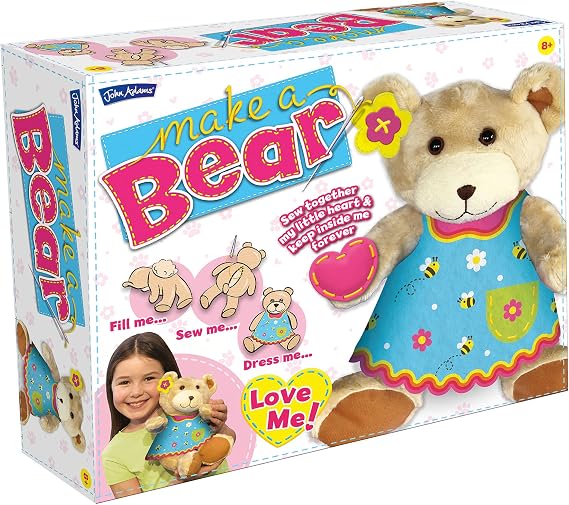 John Adams Make a Bear: Make, sew and Dress Your own Cuddly Bear, Arts &amp; Crafts for Ages 8+