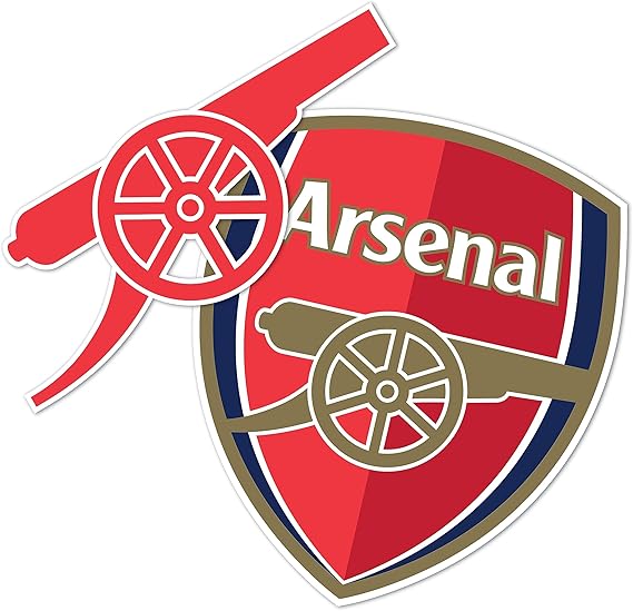 Desert Cactus Arsenal FC Gunners Sticker Car Decal (4 inch Version A) | Officially Licensed AFC Gunners Football Soccer Vinyl Decal Sticker for Laptop, Water Bottle, Cars and Scrapbook, Team Merch