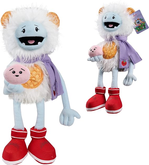 Just Play Large 11-inch Plush Waffles + Mochi Stuffed Animals, Soft Plush, Stuffed Toys for Kids, Kids Toys for Ages 3 Up