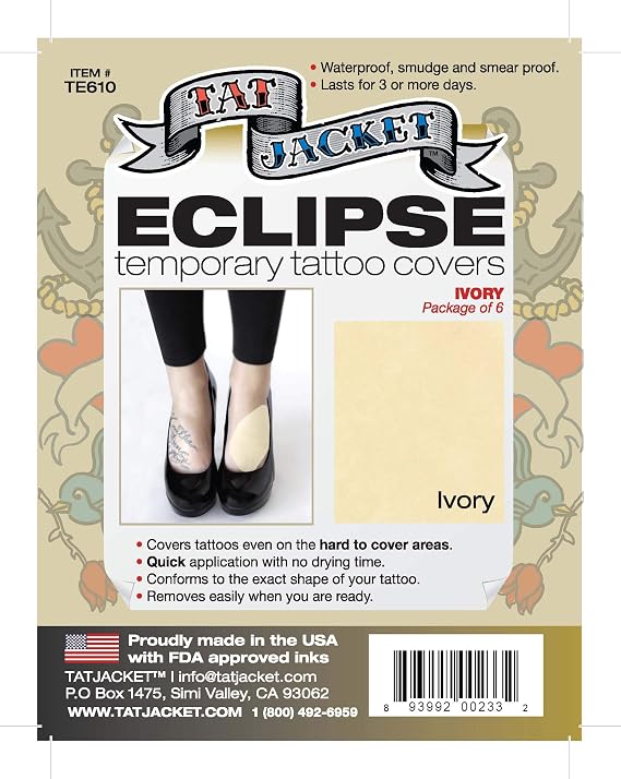 Tatjacket Eclipse Temporary Tattoo Covers (IVORY)
