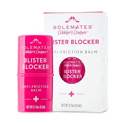 Solemates Anti Friction Balm - Blister Blocker Natural, Unscented, Long Lasting Chafing Relief Cruelty Free Travel Friendly Hypoallergenic