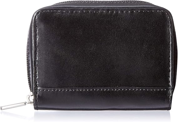 Tony Perotti Unisex Italian Bull Leather Zip-Around Accordion Business and Credit Card Holder