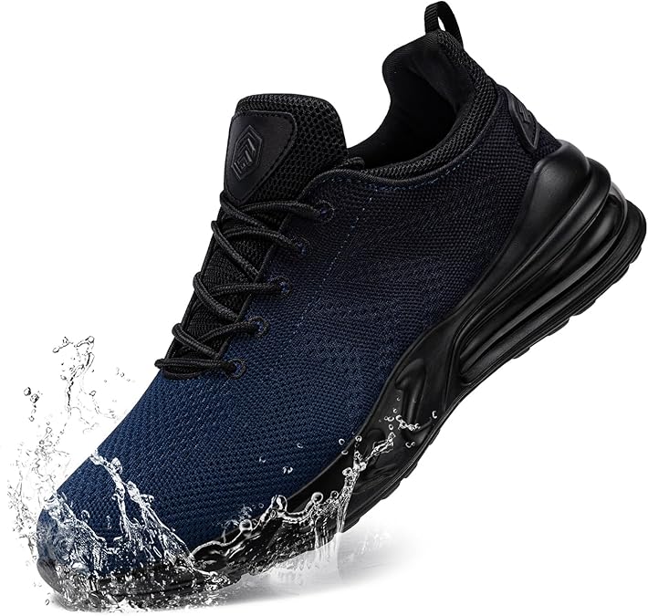 LARNMERN Men Chef Shoes Non Slip Work Waterproof Slip-on | Anti Slip Water Resistant Kitchen Shoes Restaurante Food Service Water Proof Walk Sneaker Zapatos Trabajo Antideslizantes