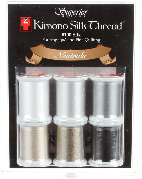 Superior Threads 13301-NEUT Kimono Silk Set Neutral Collection 6 Spool Thread,