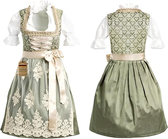 BAVARIA TRACHTEN Dirndl Dresses Women Traditional German Oktoberfest Costumes Women - Authentic Dirndl