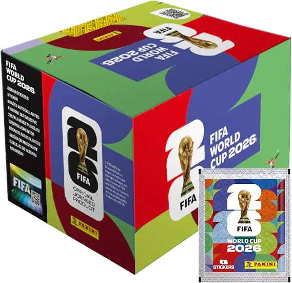 Panini FIFA World Cup 2026 Multicolored Booster Pack with 50 pcs