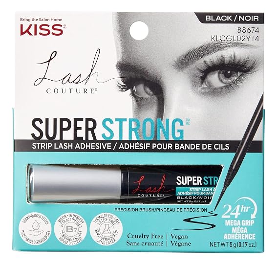 Kiss Lash Couture Adhesive Strip Lash Black