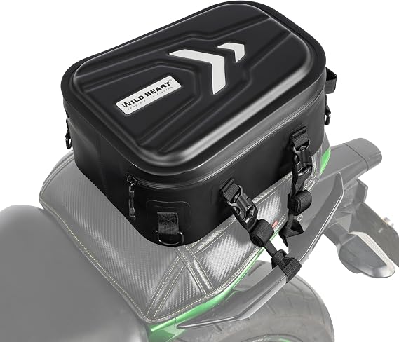 WILD HEART Motorcycle Hard Waterproof Tail Trunk Bag Multifunctional Rider Backpack