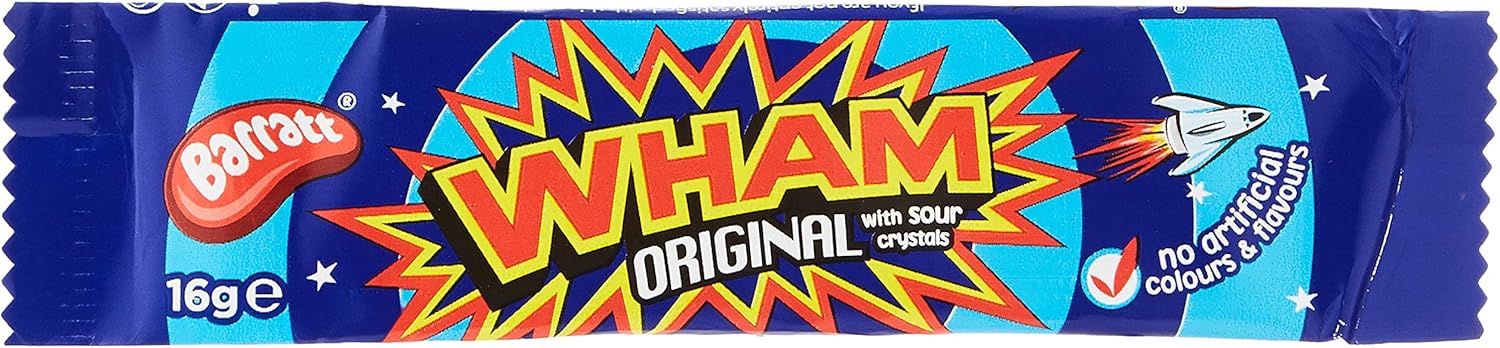 Wham Original Raspberry Chew Bars x60 - Full Box Wholesale