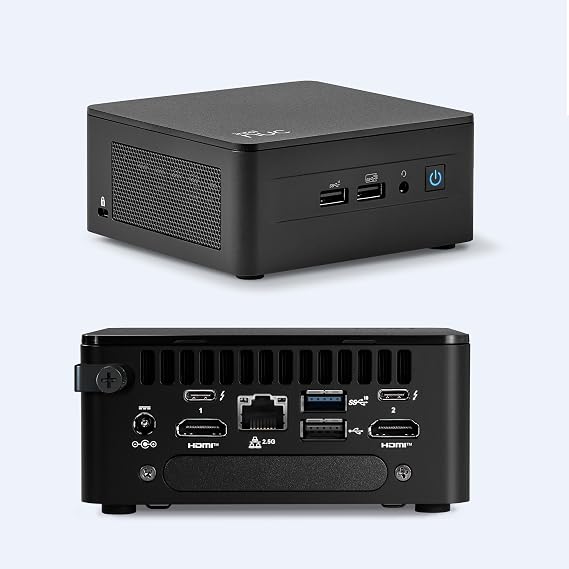 Intel NUC 13 Arena Canyon 13th Gen Mini PC NUC13ANKi5 Mini Desktop Computer/HTPC Core i5-1340P,12 Processor Cores (4P+8E), 16 Threads,WiFi 6, Bluetooth 5.3,Windows 11 Pro (64G RAM 2T SSD, Tall)