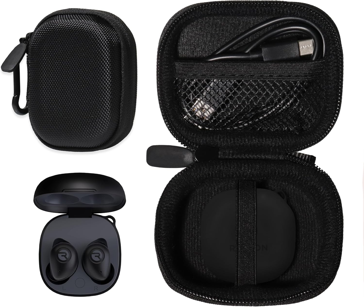 getgear イヤホンケース Raycon Fitness Bluetooth True Wireless イヤホン ブラック