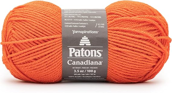 Spinrite Patons Canadiana Yarn - Solids-Pumpkin