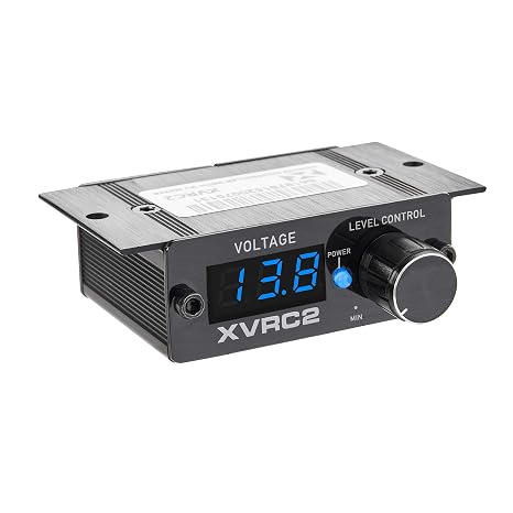 NVX XVRC2 Universal Bass Knob Level Controller with Built-in Digital Voltmeter, Blue LED Display, Remote Gain Control and Amplifier On/Off Switch