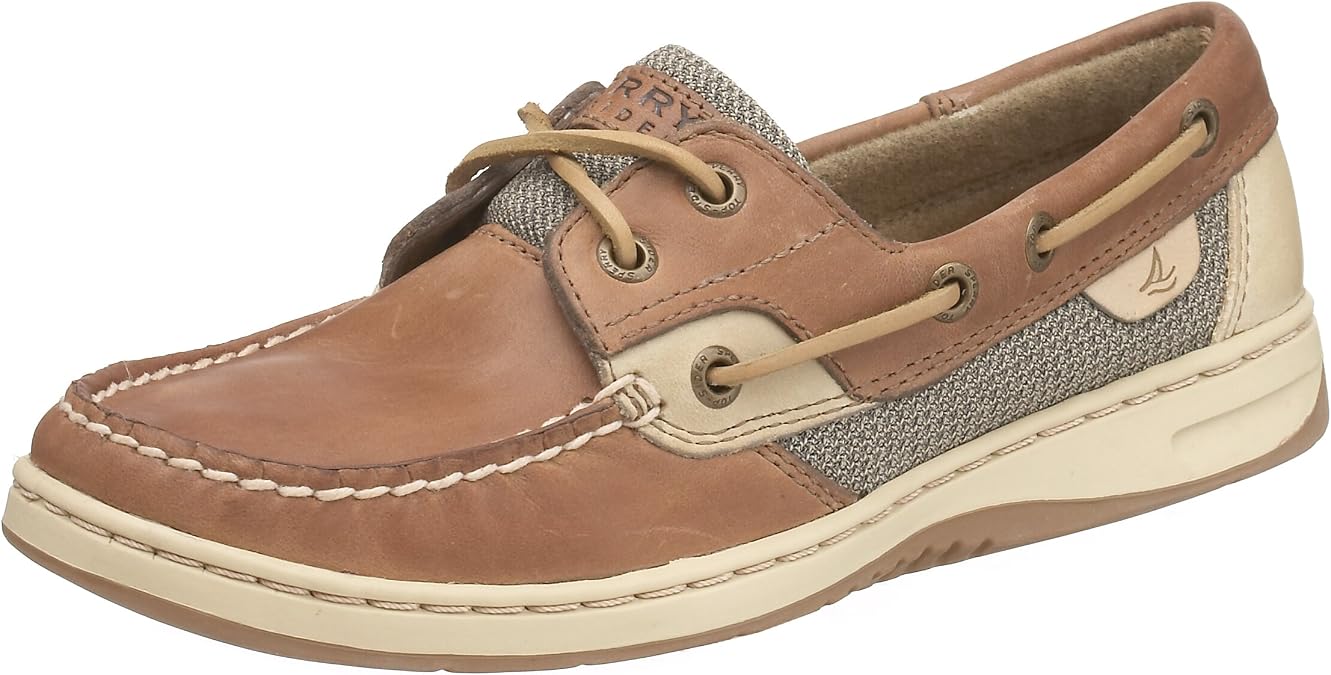 Sperry Bluefish 2 Eye Womens, Linen/Oat, 42.5 EUR