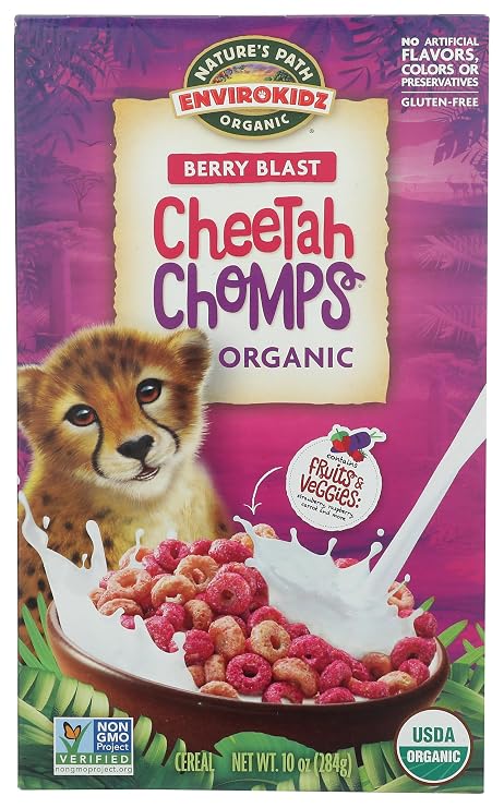Natures Path Cereals Kids Cheetah Chomps Or 10 Oz