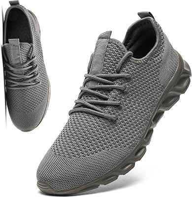 Womens Mens Running Shoes Tennis Sneakers Lightweight Gym Slip on Unisex Shoes Athletic Workout Walking Shoes