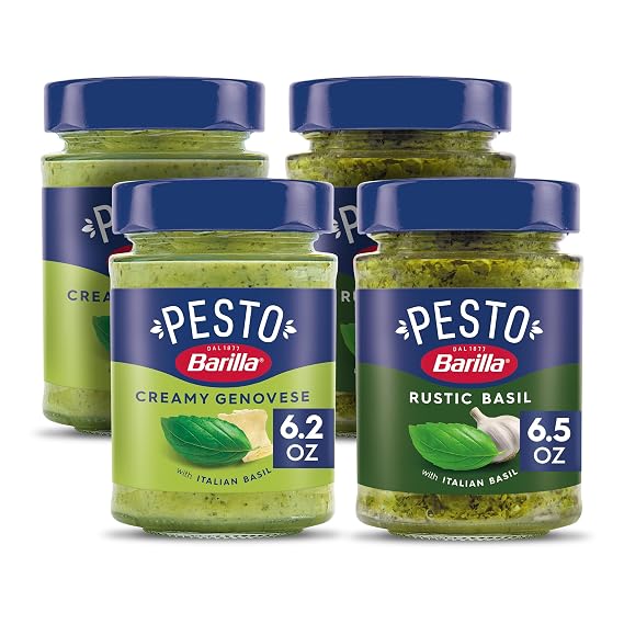 Barilla Creamy Genovese Pesto, 6.2oz., 4PK (Pasta Sauce & Spread)