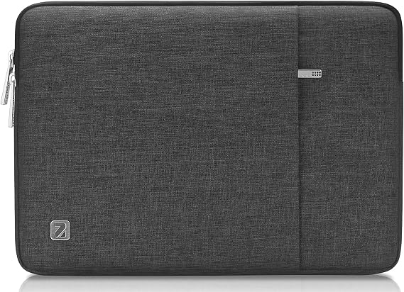 NIDOO 13.3-14 Inch Laptop Sleeve Case Protective Bag Cover for Surface Book 3 2 / Surface Laptop Studio / 14" ThinkPad P14s / IdeaPad Flex 5 / Yoga Pro 7 / ThinkPad E14 T14 / ProBook 440 G9, Dark Grey