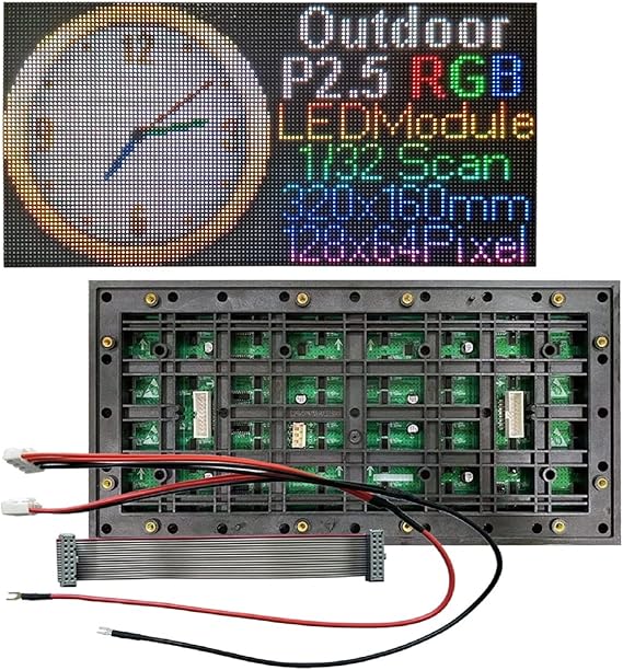 P2.5 Outdoor Led Display Module Led Video Wall Panel 128x64 Pixels 320x160mm RGB LED Sign Dot Matrix Led Module Panel (320mm*160mm)