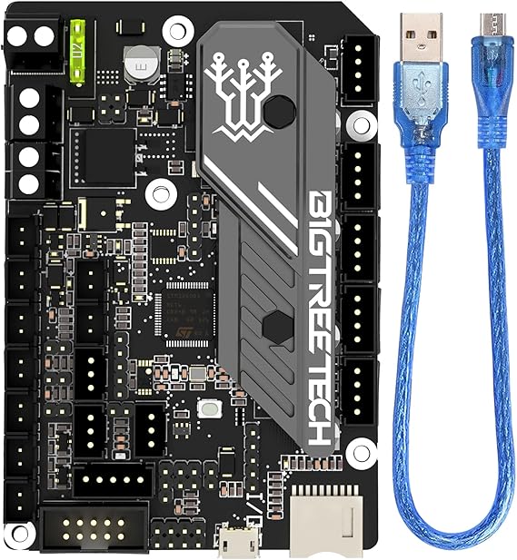BIGTREETECH SKR Mini E3 V3.0 32Bit Control Board with TMC2209 UART Stepper Driver New Upgrade 3D Printer Silent Board for Ender 3, Ender3 Pro, Ender-3 V2 3D Printer