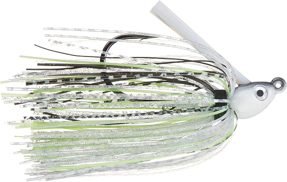 Dirty Jigs CSCSHD-14 Compact Swim Jig, Chartreuse Shad, 1/4oz